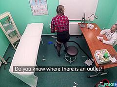 Lutro Steel In Selvaggia In Cute Pigtailed Cleaner Sucks Cock
