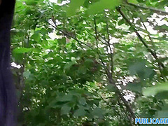 British Underwear Model Gets Fucked In The Bushes