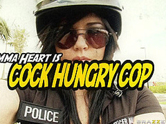 Cock Hungry Cop With Emma Heart, Keiran Lee - Brazzers