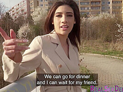 Cute fooled amateur pulled POV