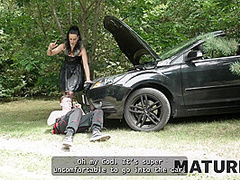 MATURE4K. Texas Patti is having wild kinky sex in the Czech woods