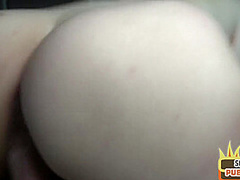 Cockhungry blondie pleasing stranger