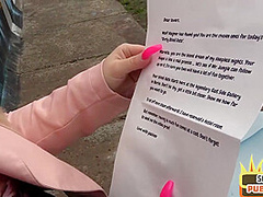 Cockhungry blondie pleasing stranger