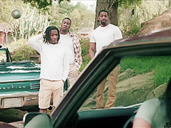 I've never been gangbanged outdoors before!