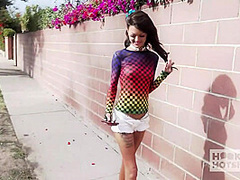 Little Perks Hoe Kimber Veilz Milks That Rough Dick Like A Pro