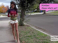 Little Perks Hoe Kimber Veilz Milks That Rough Dick Like A Pro