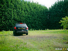 Teens In The Backseat With Jimena Lago, Angel Wicky, Sam Bourne - Brazzers