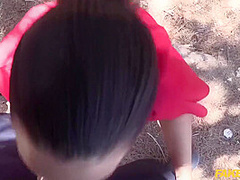 Funny Spanish Whore Bonks With Cop For Gasoline Trip