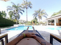 Is Hungry For My Cock By The Pool - Juh Jackson