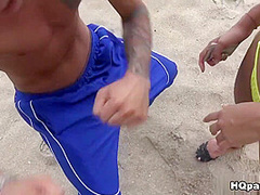 Tyler Steel, Bella Skye And Hannah Reese - Raven In Beach Fun