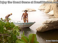 Two Guys Find Lost Latina Wanesse Boyer who can’t wait to Pay them Back at BrasilBimbos