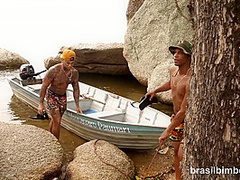 Two Guys Find Lost Latina Wanesse Boyer who can’t wait to Pay them Back at BrasilBimbos