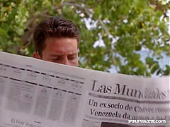 Sheila Scott Outdoors Giving Her Man a Blowjob until She Gets a Facial - Private Porn Sex Videos