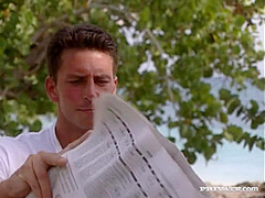 Sheila Scott Outdoors Giving Her Man a Blowjob until She Gets a Facial - Private Porn Sex Videos