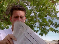 Sheila Scott Outdoors Giving Her Man a Blowjob until She Gets a Facial - Private Porn Sex Videos