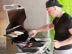 Cum To The Cookout - Clap These Cheeks! With Zac Wild, Ameena Green - Brazzers