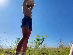 shy teen public outdoor anus stretched