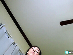 Beautiful and bashful brunette Kara is a nervous 20something who does a striptease and a masturbation show outdoors. - Kara Faux - NaughtyMag