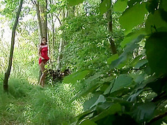 Only Fucked In Outdoors In The Woods With Claudia Rossi, Anal Fingering And Nigel Mckenna