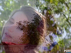 Sizzling Solo Debut - Hot Fitness Model Poses and Plays