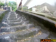 Petite Latina Girl Enjoys Rough Fucking