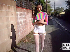 Small Tittied Babe Viva Athena Extracts All Her Hookup's Milk