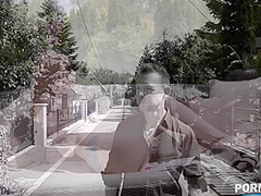 Bikini babe Milena Devi rides the rod hard in cowgirl to make her cum hard GP1361