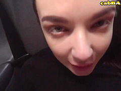 Cockhungry babes pounded in car in 3some