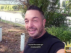 Bigbooty bitch pussysmashed outdoor