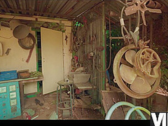 VIP4K. Sweaty sex in the countryside