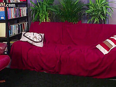 Sexy CFNM babes give BJ to lucky dude