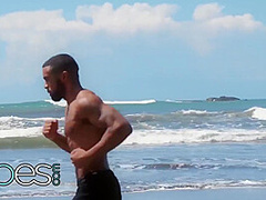 Gala Brown In Small Tit Ginger Gets Some Bbc On The Beach