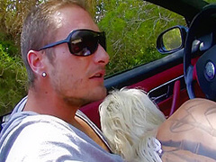 The Young Blonde Slut Gets Her Pussy Opened - Leo Galvez