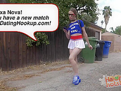 Hot teen babe Alexa Nova goes on internet date for hard anal