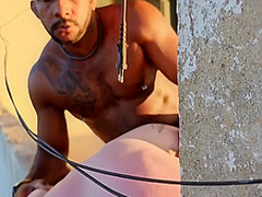 I Saw My Neighbor Win Yard In The Hot Sun And That Made Me Really Horny