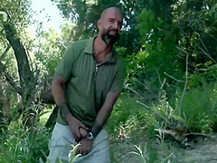 Tattooed Milf Surprised While Sunbathing