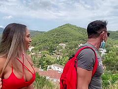 Jesus Reyes fuck Briana Banderas on the street