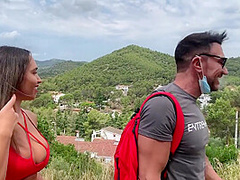 Jesus Reyes fuck Briana Banderas on the street
