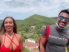Jesus Reyes fuck Briana Banderas on the street
