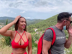 Jesus Reyes fuck Briana Banderas on the street