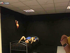 CFNM british babes wanking a lucky dude