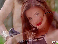 Summer Striptease: Naughty Newcomer Gets Naked Outdoors