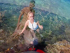 Golden Shower Deep Throat Fuck Facial By The Sea