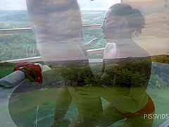 Face Cum Washed With Piss In A Forest Hideaway