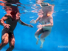 Underwater Fuck Golden Shower Facial For Australian Chick