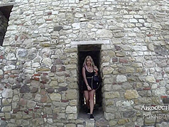 Blow Job And Cum Swallow At The City Castle
