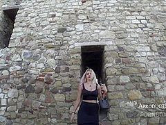 Blow Job And Cum Swallow At The City Castle
