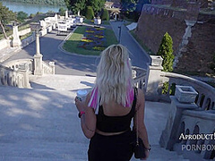 Blow Job And Cum Swallow At The City Castle