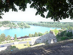 Blow Job And Cum Swallow At The City Castle