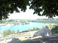 Blow Job And Cum Swallow At The City Castle